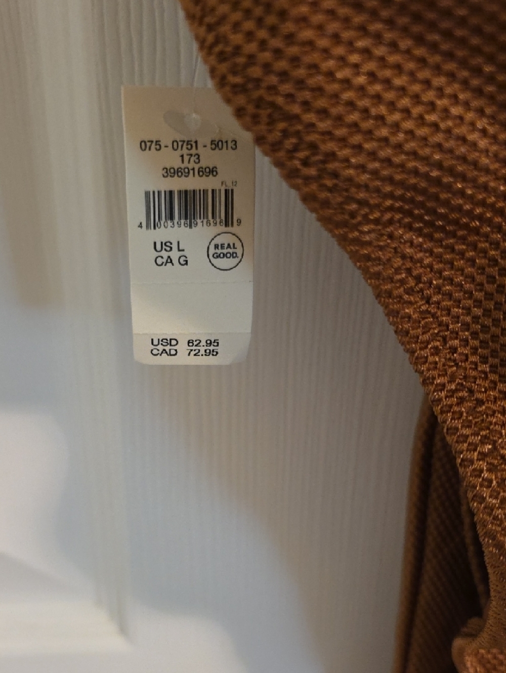 aerie Rust Brown Textured One-Piece Swimsuit with Front Tie - Picture 3 of 6
